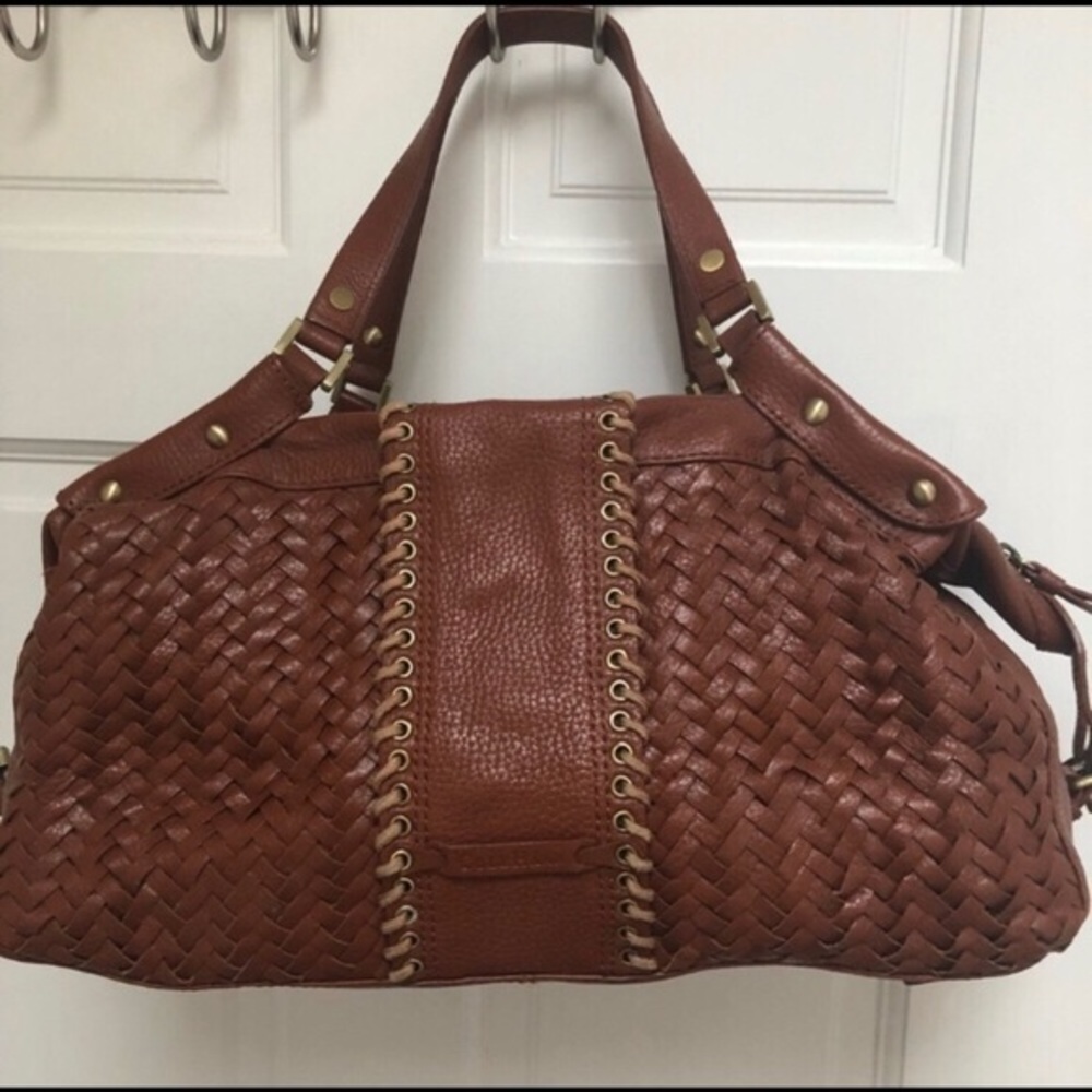 Cole Haan Village Weave F06 Leather Carry All